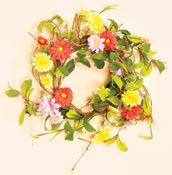 11" Daisy Wreath (6.5" I.D.)