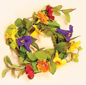 3.25" Mixed Floral Candle Ring