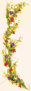 5' Mixed Floral Garland