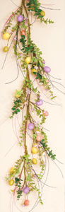 5' Multicolor Easter Egg Garland