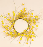 12" Forsythia Wreath