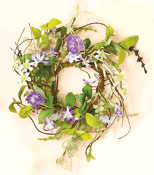 4.5" Periwinkle Candle Ring