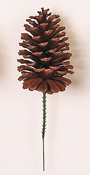 5" Natural Pine Cone Pick