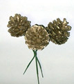 Triple 3" Pine Cone Pick- CLOSE OUT