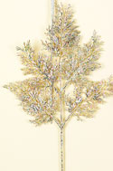 18" Glittered Juniper Spray - 4G/2S