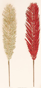 30" Glittered Feather Spray