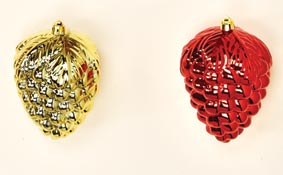 3" Plastic Shiny Grape Ornament -CLOSE OUT