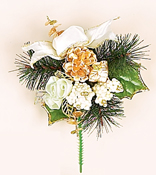 Gold/White Xmas Pick