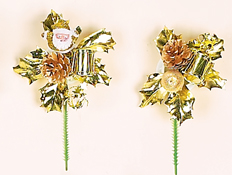 Gold Xmas Pick