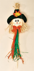 14" Scarecrow Head Pick