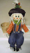 14" Scarecrow with 5" Basket