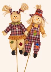 36" Scarecrow on Stick