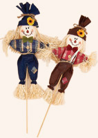 14" Scarecrow on 5" Pick