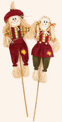 36" Scarecrow on Stick