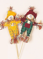 6.5" Scarecrow on 6" Stick