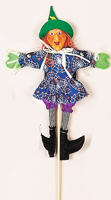 13" Witch on 12" Stick