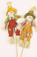 15" Scarecrow on 12" Stick