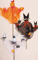 33" Ghost/Cat/Pumpkin on Stick