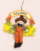 10" Scarecrow Straw Wreath