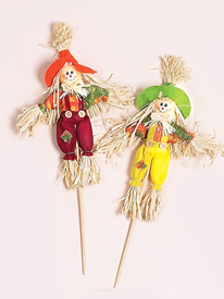 11" Scarecrow on 10" Stick