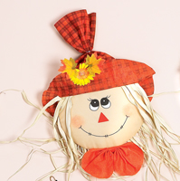 25" Hanging Scarecrow Face