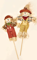 13" Scarecrow on 8" Stick 