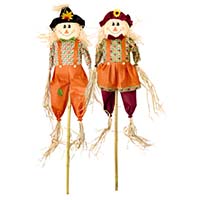 60" Scarecrow On Pole