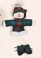 10" Hanging Snowman-CLOSE OUT