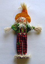 14" Standing Scarecrow