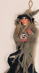 2' Hanging Witch
