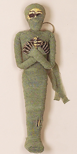 22" Hanging Skeleton Mummy