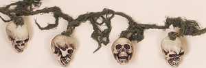 6' Skull Garland w/ 6 Skulls