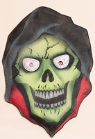 22" Hanging Reaper Face w/ Lighted Eyes