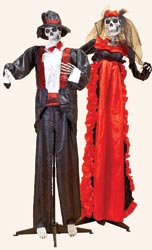63" Standing Ghoul Groom & Bride