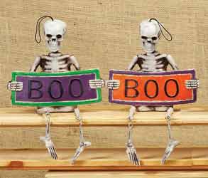 12" Sitting Skeleton