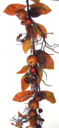 56" Fall Apple Garland