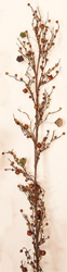 5" Birdhouse & Berry Garland
