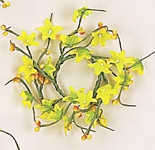 1.5" Forsythia Candle Ring