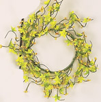 4" Forsythia Candle Ring