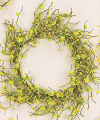 14" Forsythia Berry Wreath