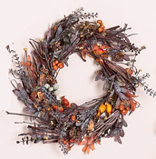 11" Mixed Fall Wreath