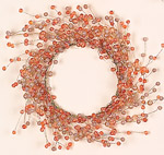 4" Bead Candle Ring