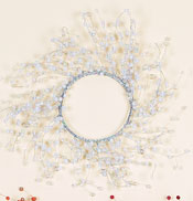 4" Bead Candle Ring
