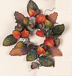 2" Japanese Lantern & Acorn Candle Ring