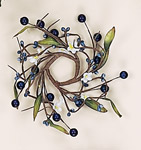 1.25" Mixed Floral Candle Ring