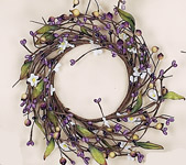 4" Mixed Floral Candle Ring