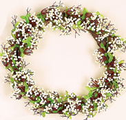 17" Pepper Berry Wreath - WEATHERPROOF - CLOSE OUT