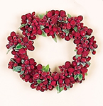 3.25" Frosted Berry Candle Ring
