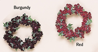 3.25" Frosted Berry Candle Ring