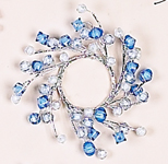 1.75" Beaded Candle Ring